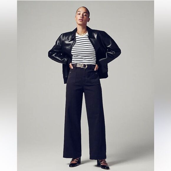 J Crew Slim Wide Leg Pants 26P